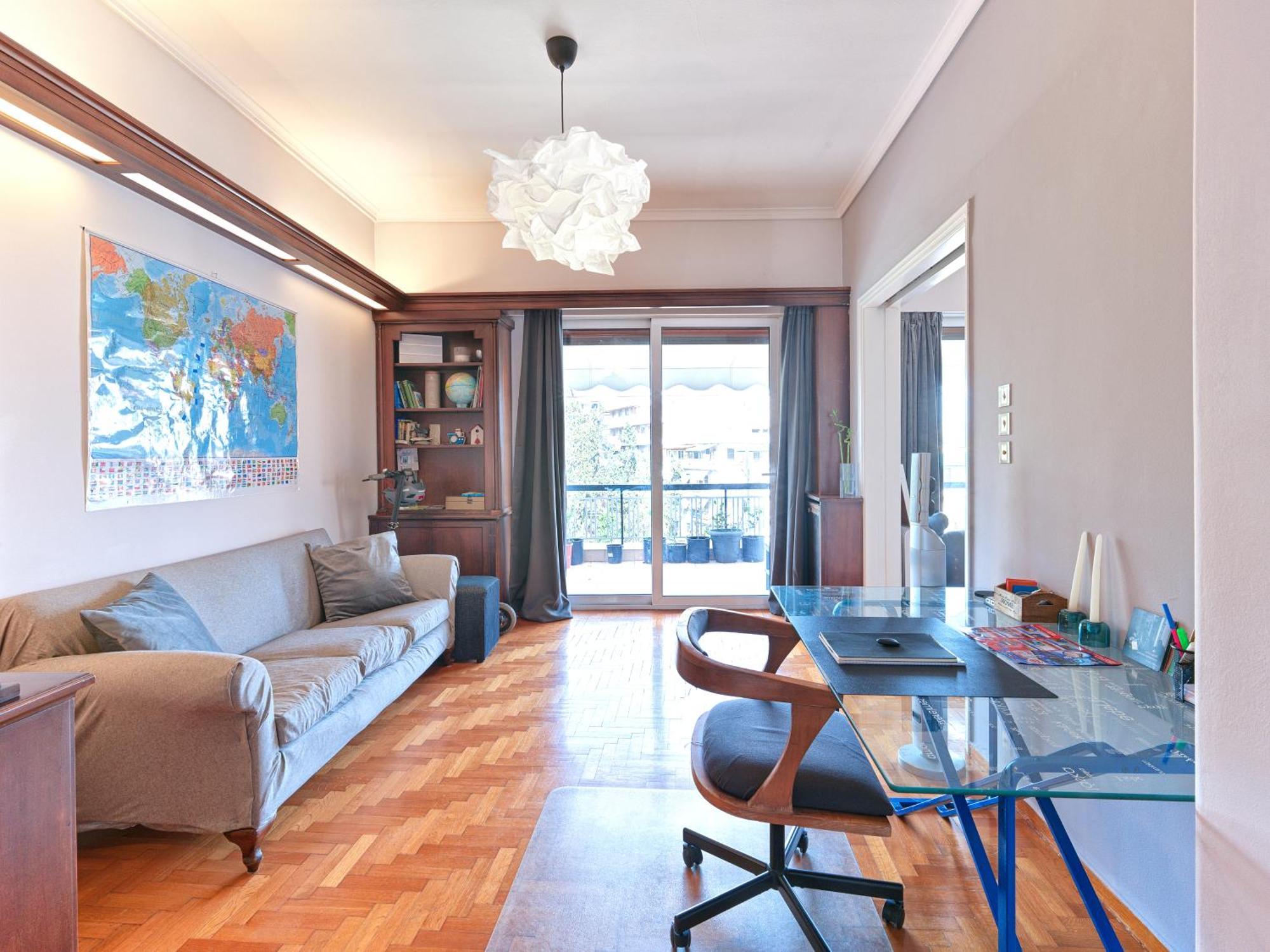 Central Pagrati Apartment With Park View Balcony - Opp Pangrati Grove Atenas Exterior foto